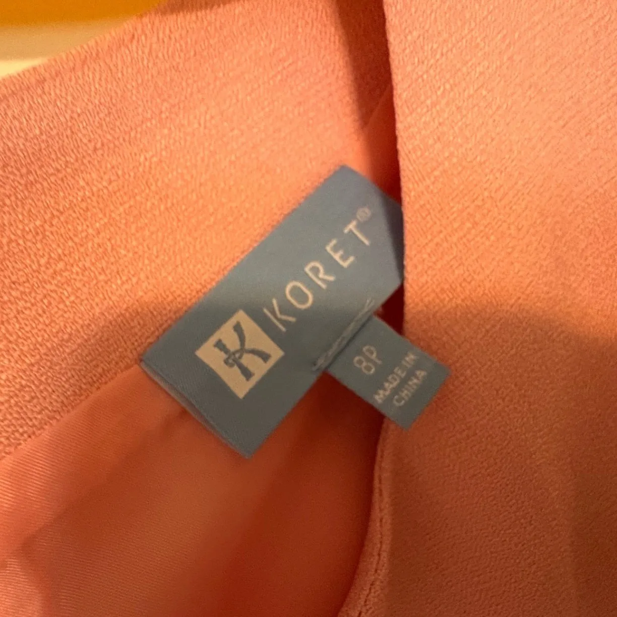 Vintage Koret Pink Short Sleeve Sheath Short Dress Size 8 Petite - Image 3