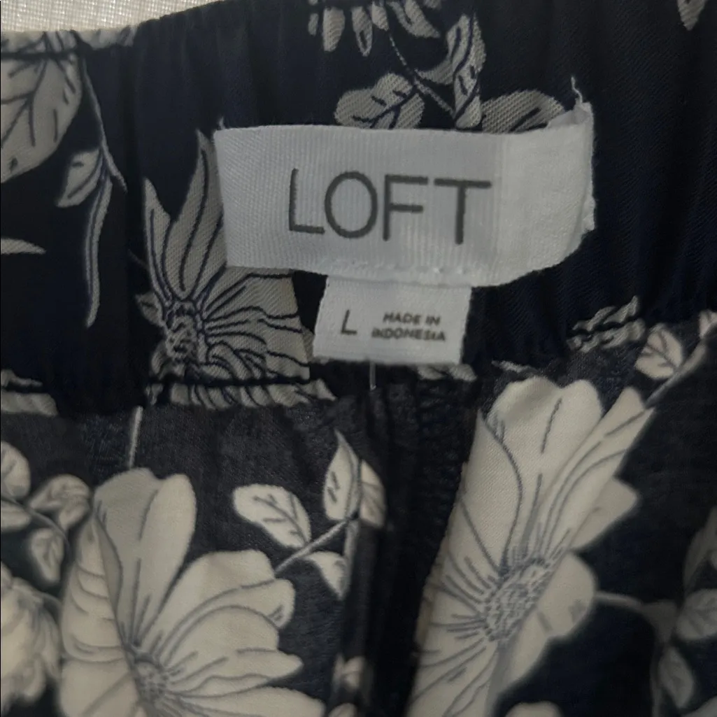 Loft Fluid wide leg pants Large NWT - Image 6