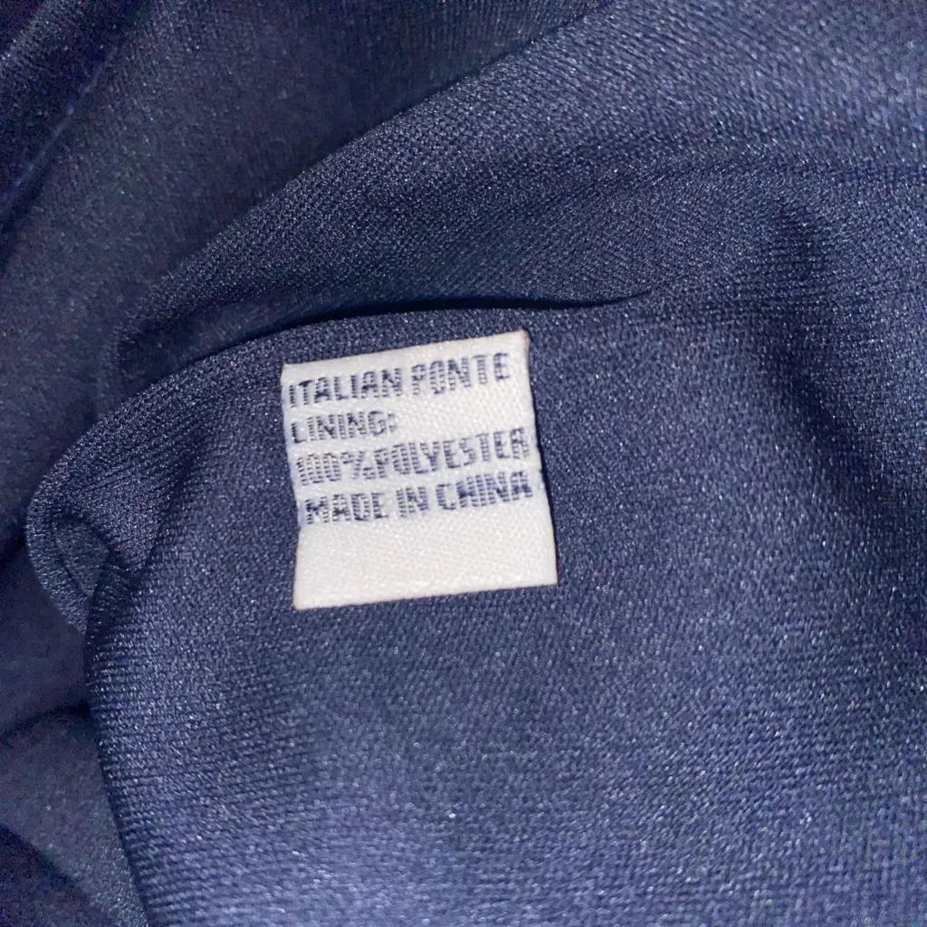 Elizabeth McKay Italian Ponte Geometric Mini Dress 4 - Image 10