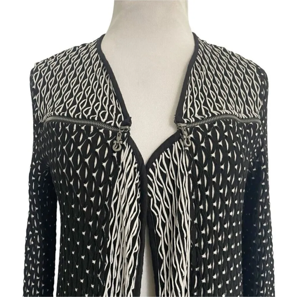 Moonlight by Y&S Fashion Size Small Cardigan Open Front Boho Lagenlook Art - Image 2