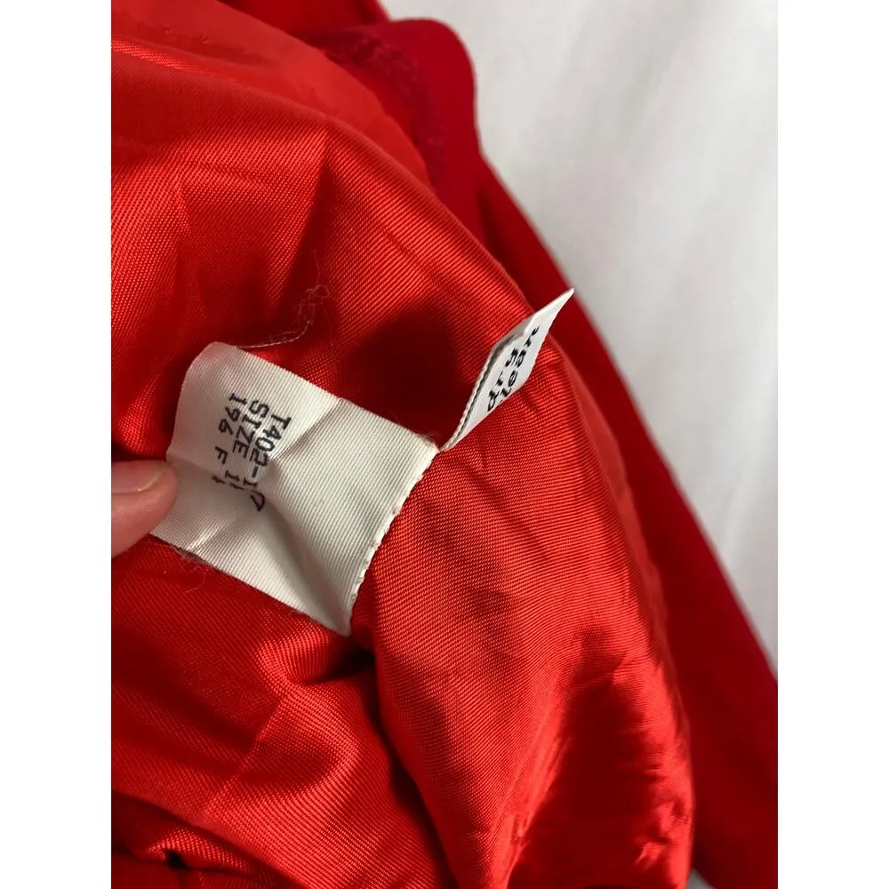 Pendleton 100% Virgin wool Red Blazer Size 14 - Image 3