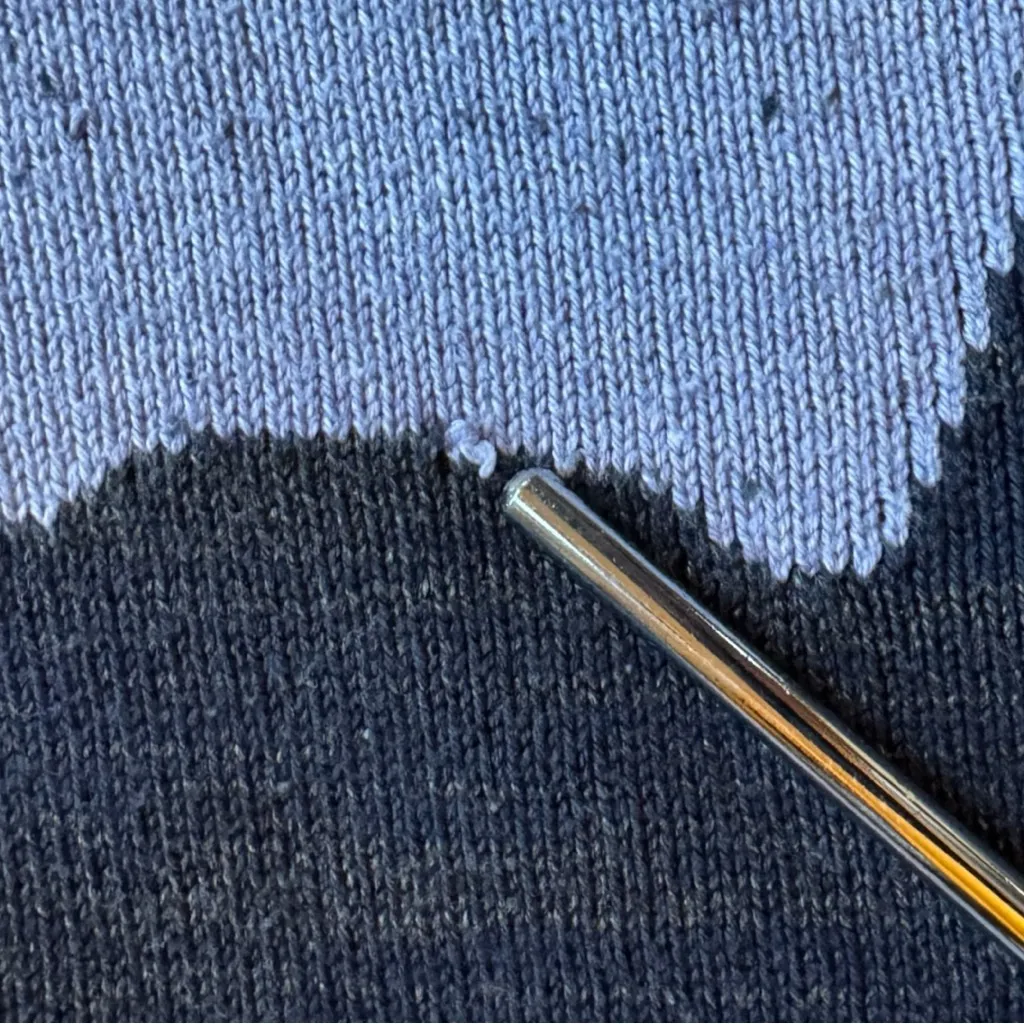 NIC+ZOE Abstract Intarsia Knit Sweater - Size L - Image 15