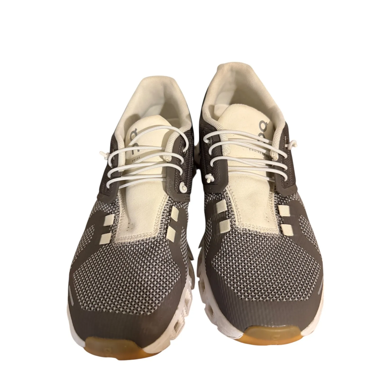 On Cloud Running Shoes Women's Size 6 US Gray Beige CloudTec Sole Sneakers - Image 3