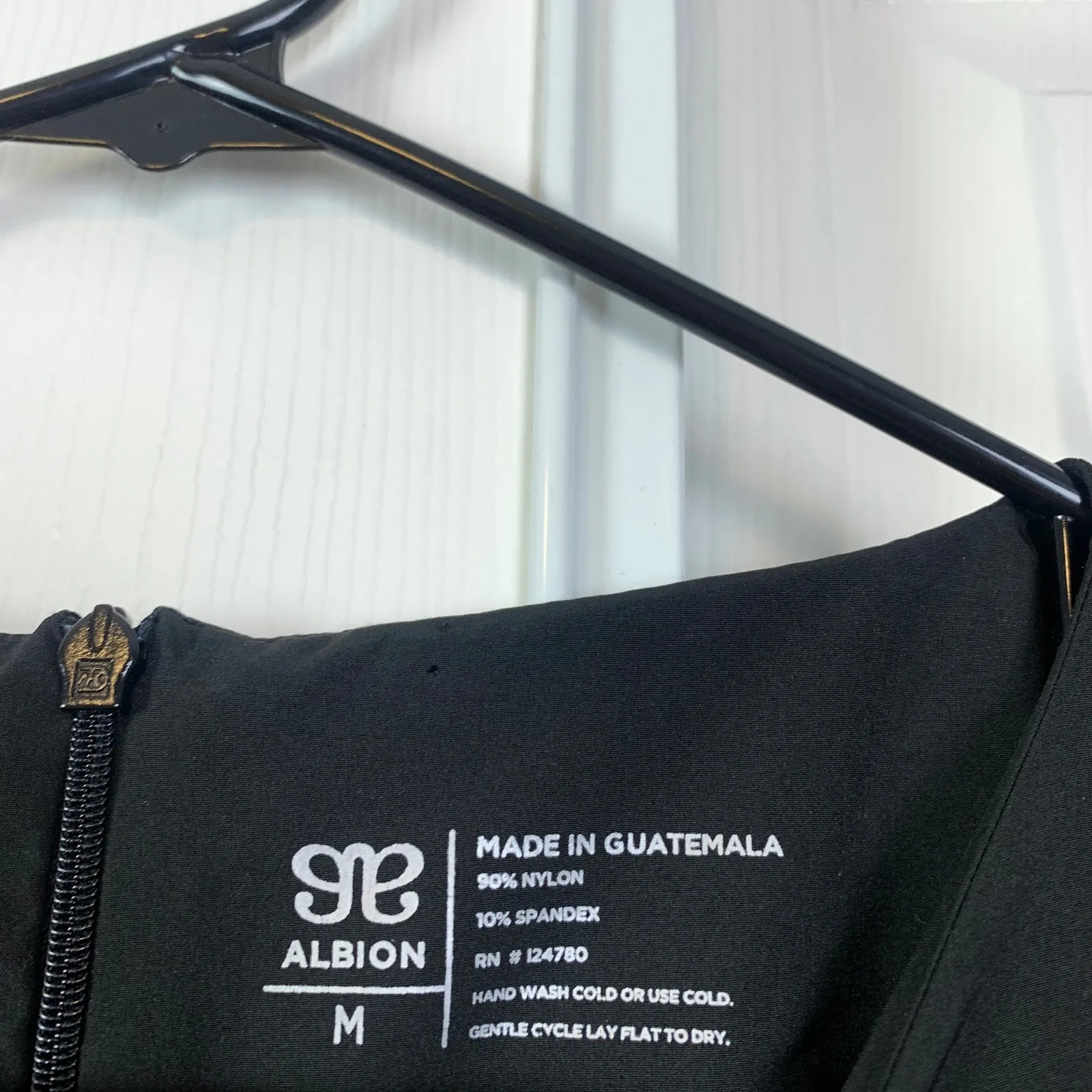 Albion Everyday Athletic Short Sleeve Jumpsuit One Piece Romper Black Medium - Image 6