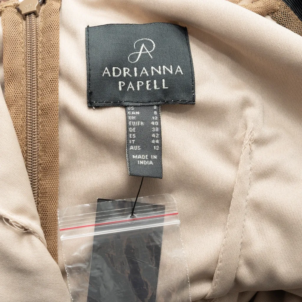 Adrianna Papell - Sequin Bow Straps  Dress - Image 4