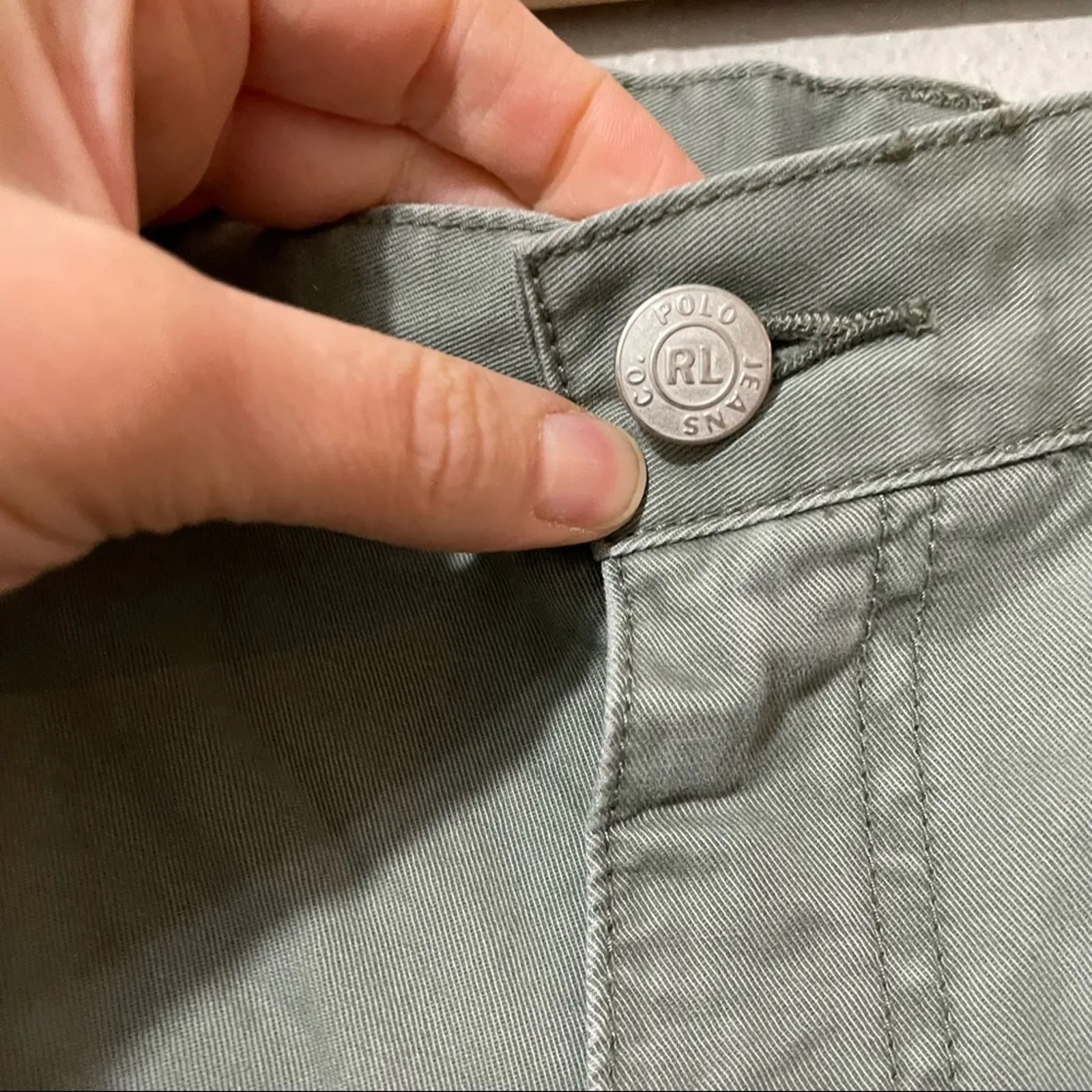 Polo Ralph Lauren Jeans Company Green Mid Rise Straight Leg Cropped Pants 12 - Image 7