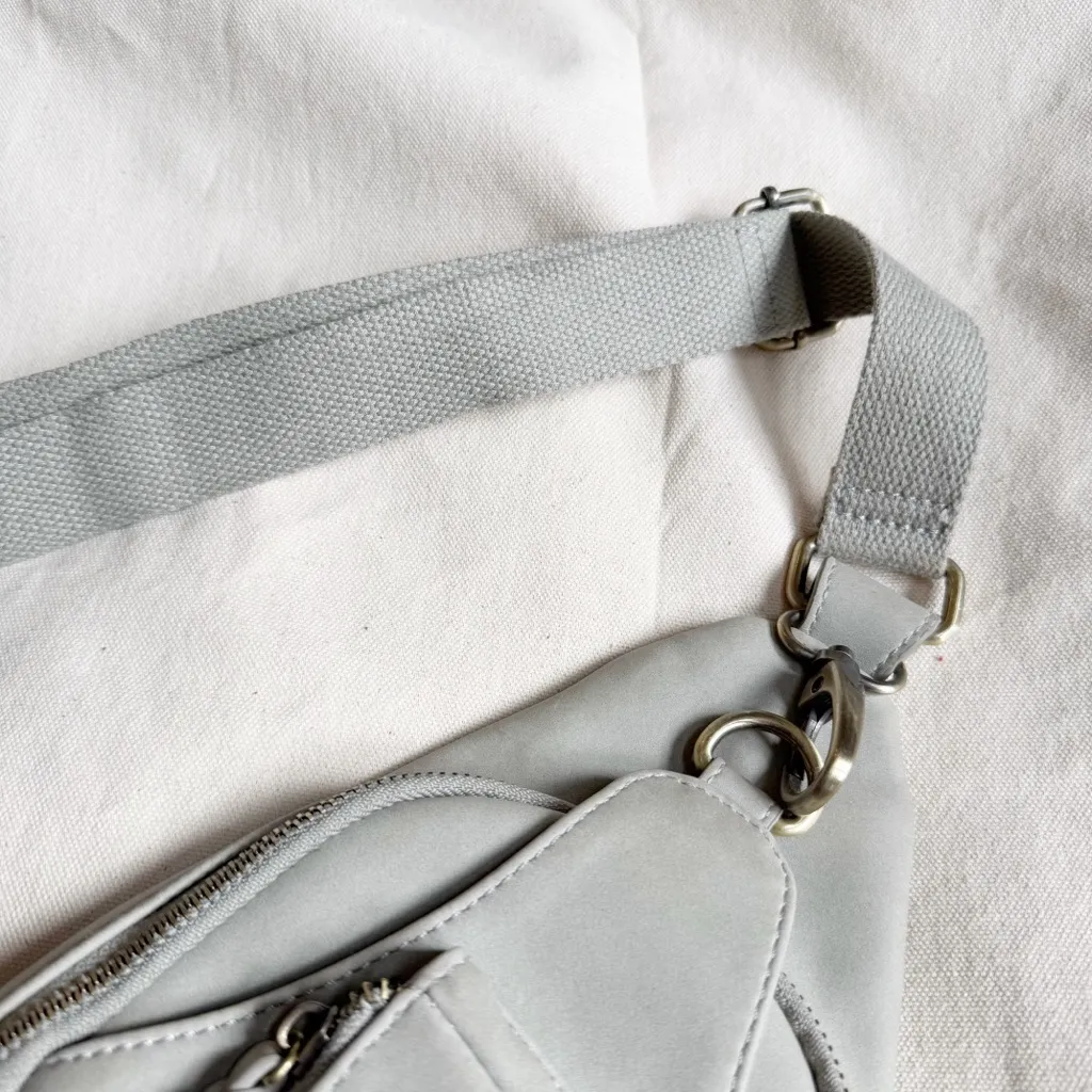 Antik Kraft Stone Grey Tasha Sling Bag - Image 3