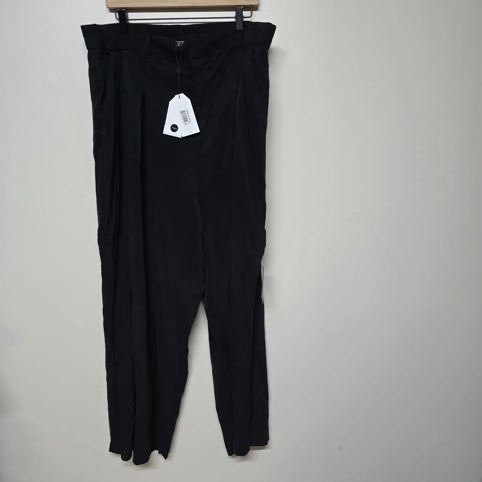 Universal Standard Palais Cooling Cupro Wide Leg Flowy Pants Sz M 18/20 NWT $218 - Image 3