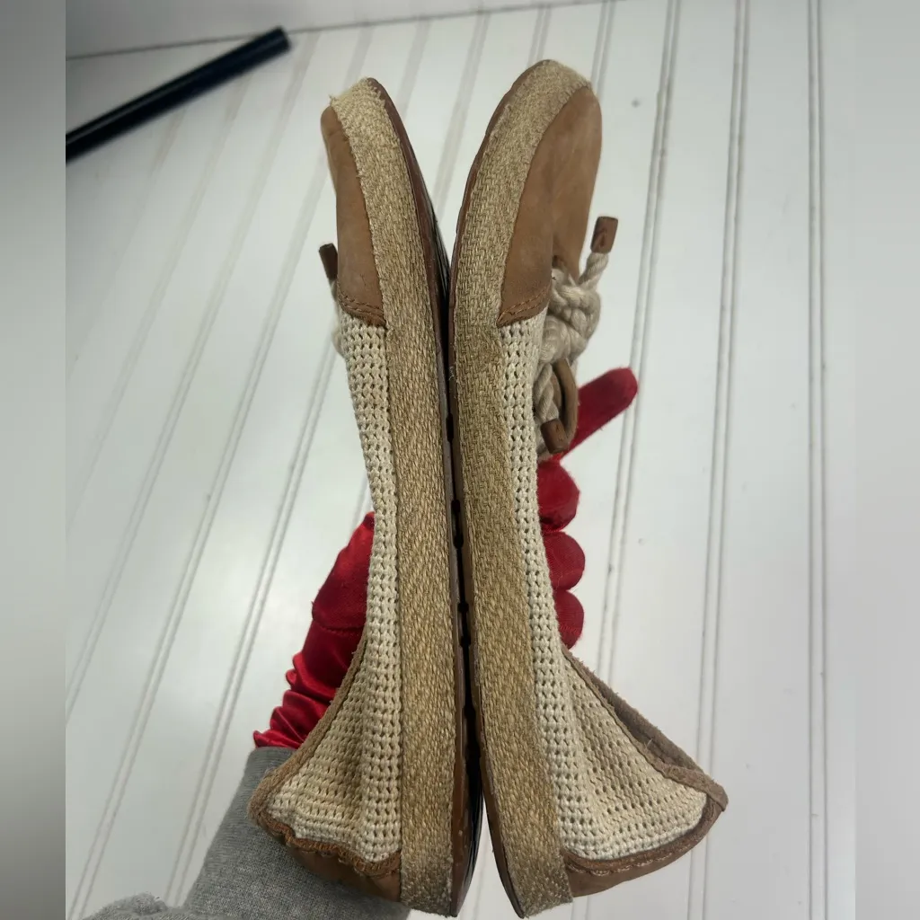 UGG Vintage, Rare Catrin Crotchet Chestnut Slip On’s Women’s Size 10 - Image 8