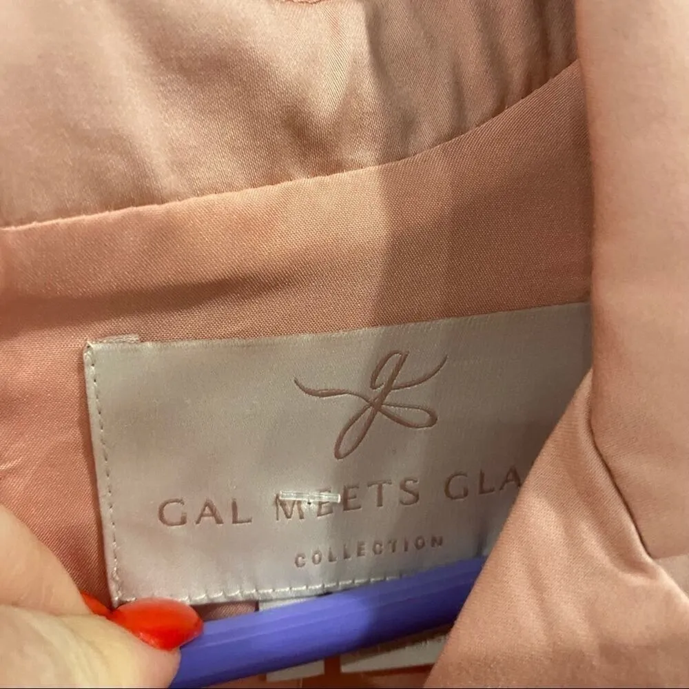 Gal Meets Glam Wedding Guest Elisabetta Dress in Pink Shirt Dress Size 2 - Image 5