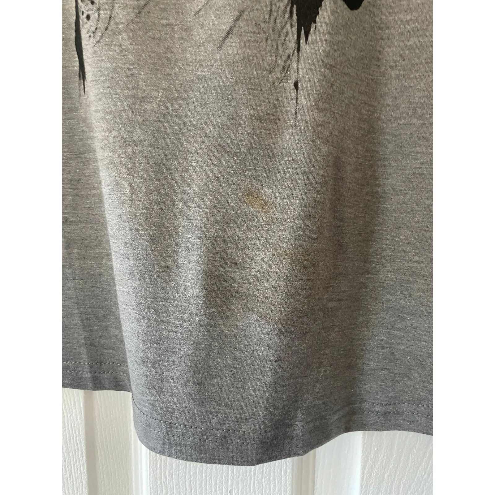 SHEIN  Panda Bear Grey T Shirt‎ - Image 3