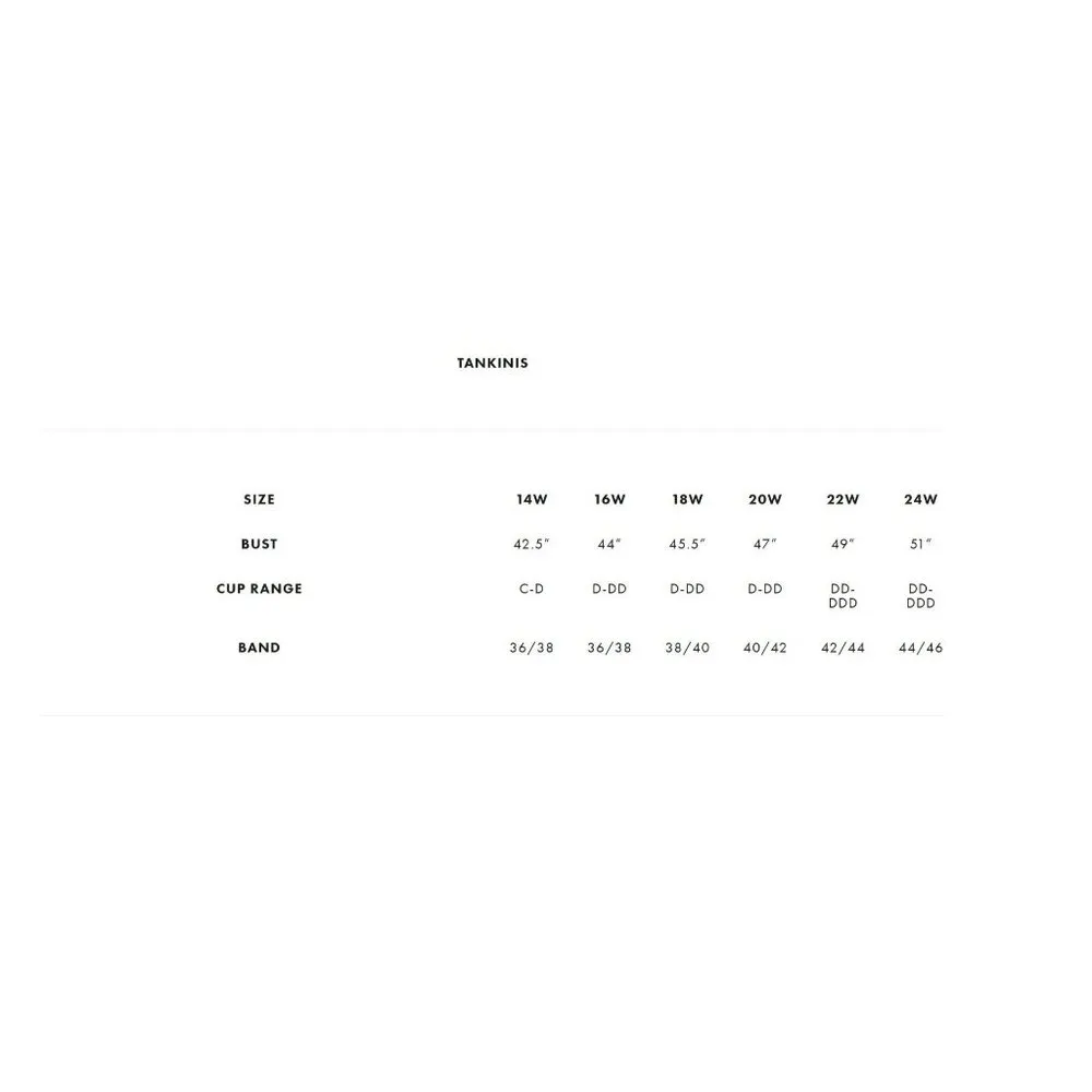 Raisins Rimini Tankini Top Molded Cups Floral White Colorful 14W - Image 6