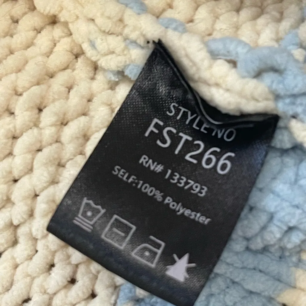 Colorblock Sweater in Pink, Blue, and Cream - Image 8