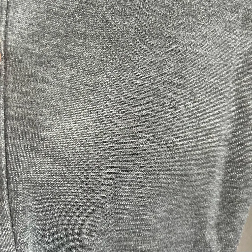 Betabrand Gray Metallic Work Yoga Business Casual Pants Medium - Image 8