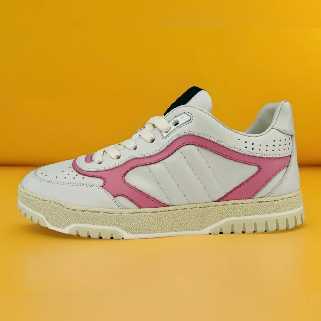 Gucci Re Web Ace Women Sylvie Logo Leather Low Top Sneakers Size EU 40 - Image 5