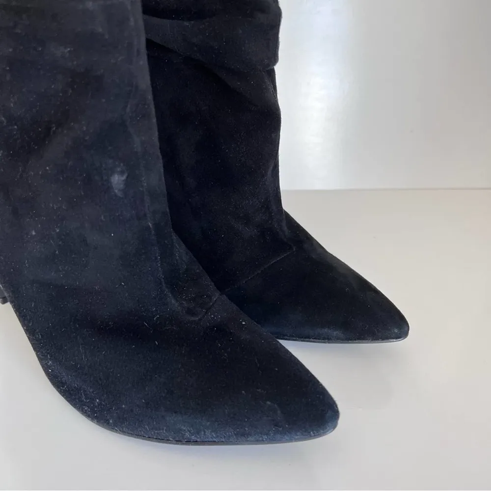 Chinese Laundry Suede Slouch Black Booties - Image 3