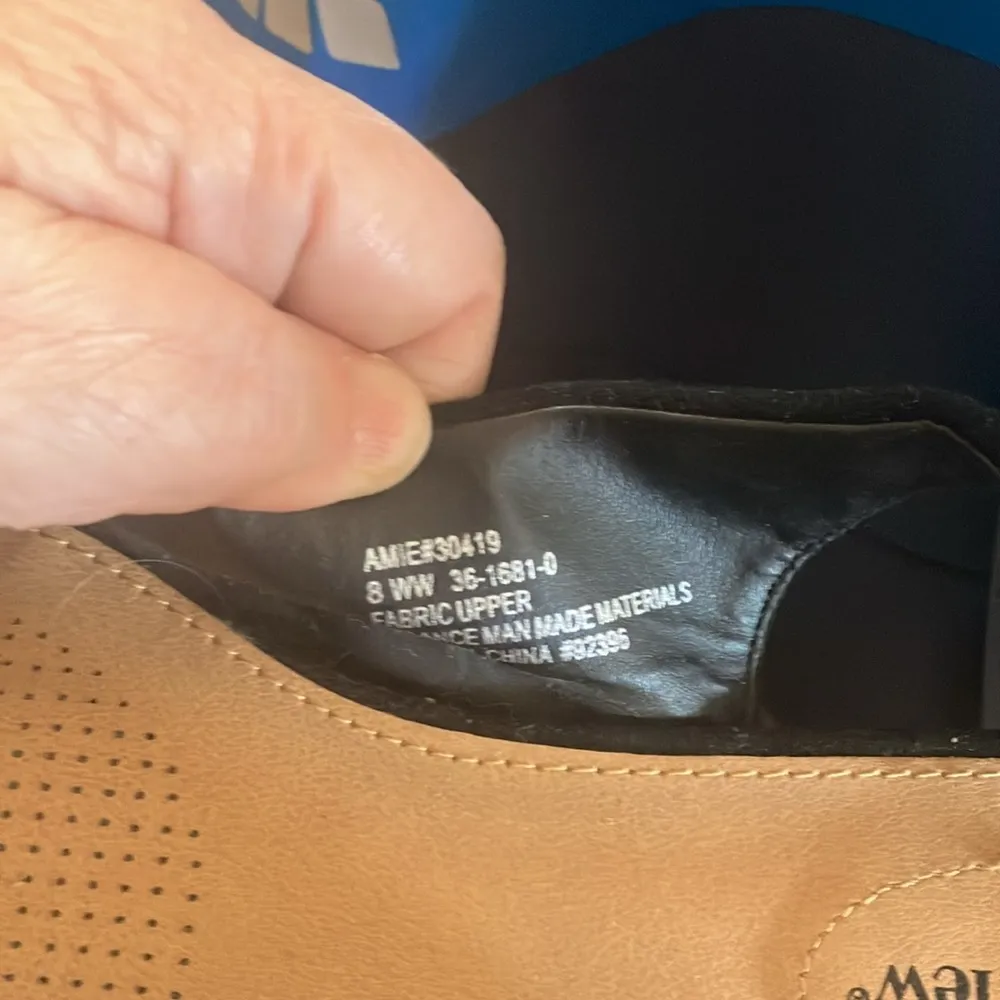 Comfortview Women's Black Suede like Bow Flats 8ww - Image 4