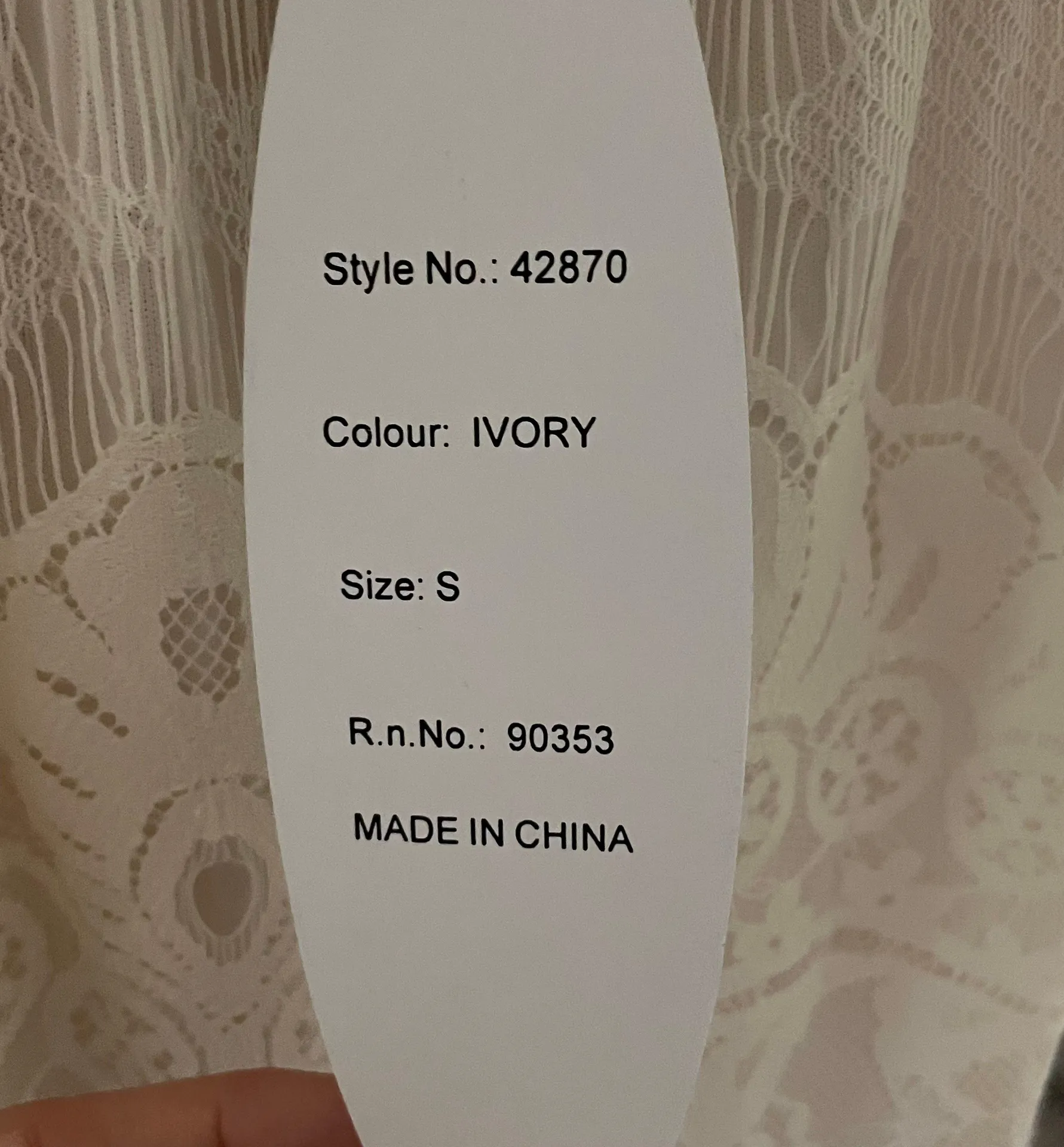 NWT Ivory Lace BoHo Off Shoulder Dress Small - Image 10