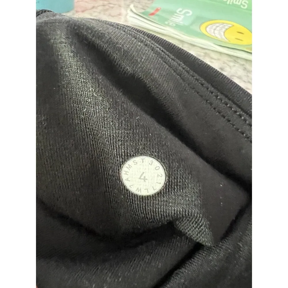 Lululemon Train Times Shorts 6” Size 4 - HeathereD Black Gym Run Hike Train Yoga - Image 8