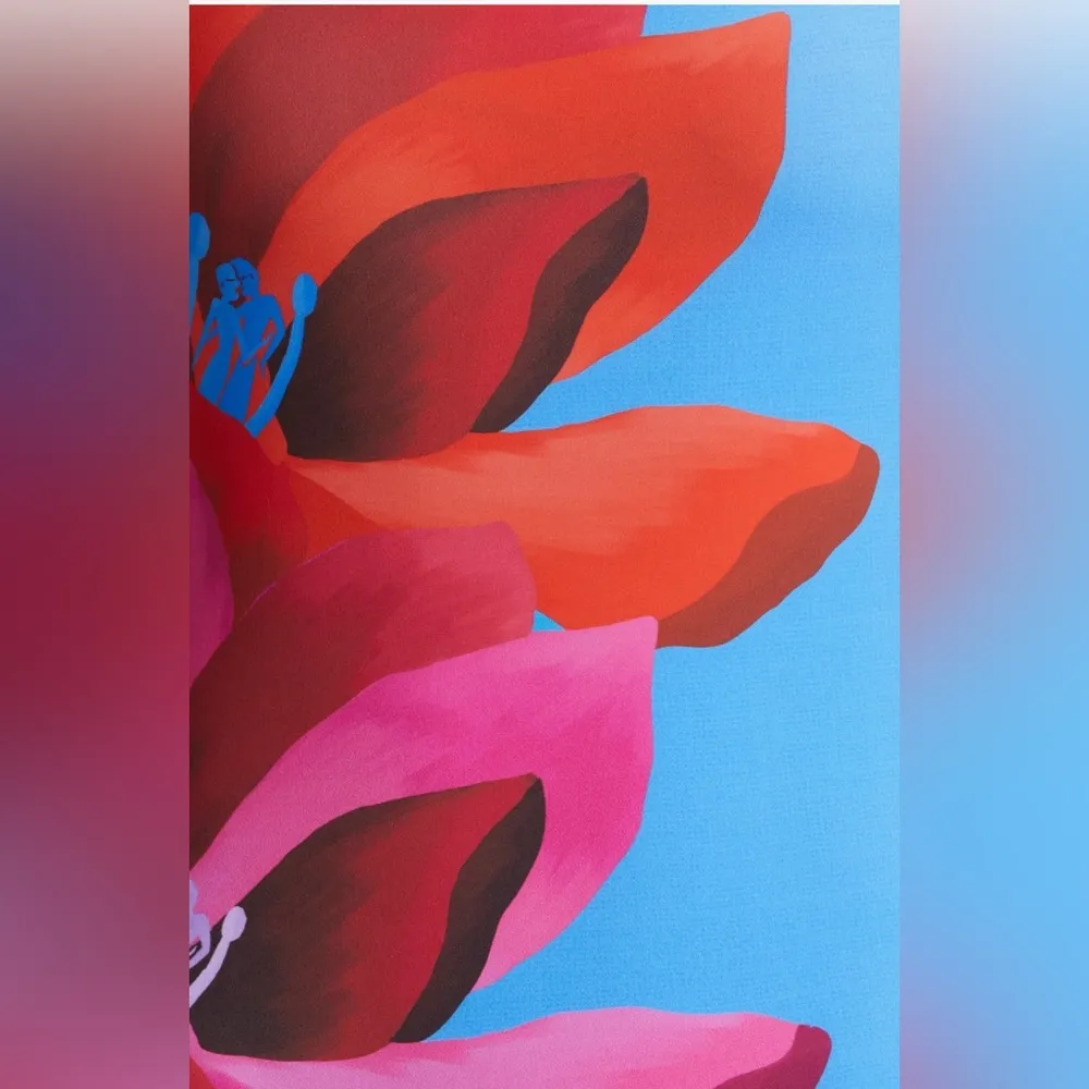 Farm Rio Watercolor Floral One-Piece Swimsuit, size Small, BRAND NEW, $200 - Image 8