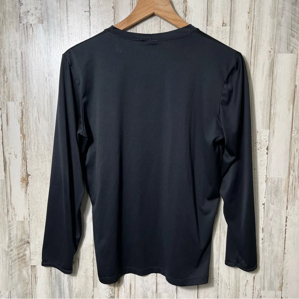Vintage Patagonia Capilene Black Lightweight Base Layer Long Sleeve Womens Small - Image 4