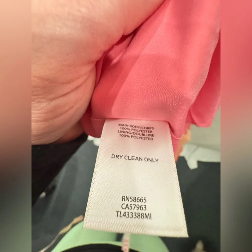 Leith Nordstrom Ombré Gradient Pink Lemonade Dress with accordion pleats Small - Image 8