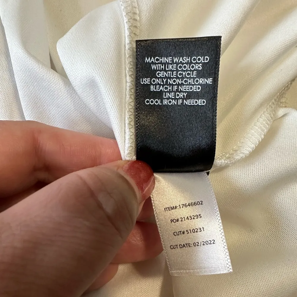 Torrid Off-White Mini Challis Smocked Dress Size 4 or 4X - Image 9