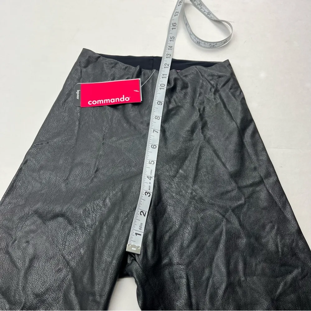 Commando Perfect Control High Rise Women SZ Small Black Faux Leather Legging NEW - Image 5