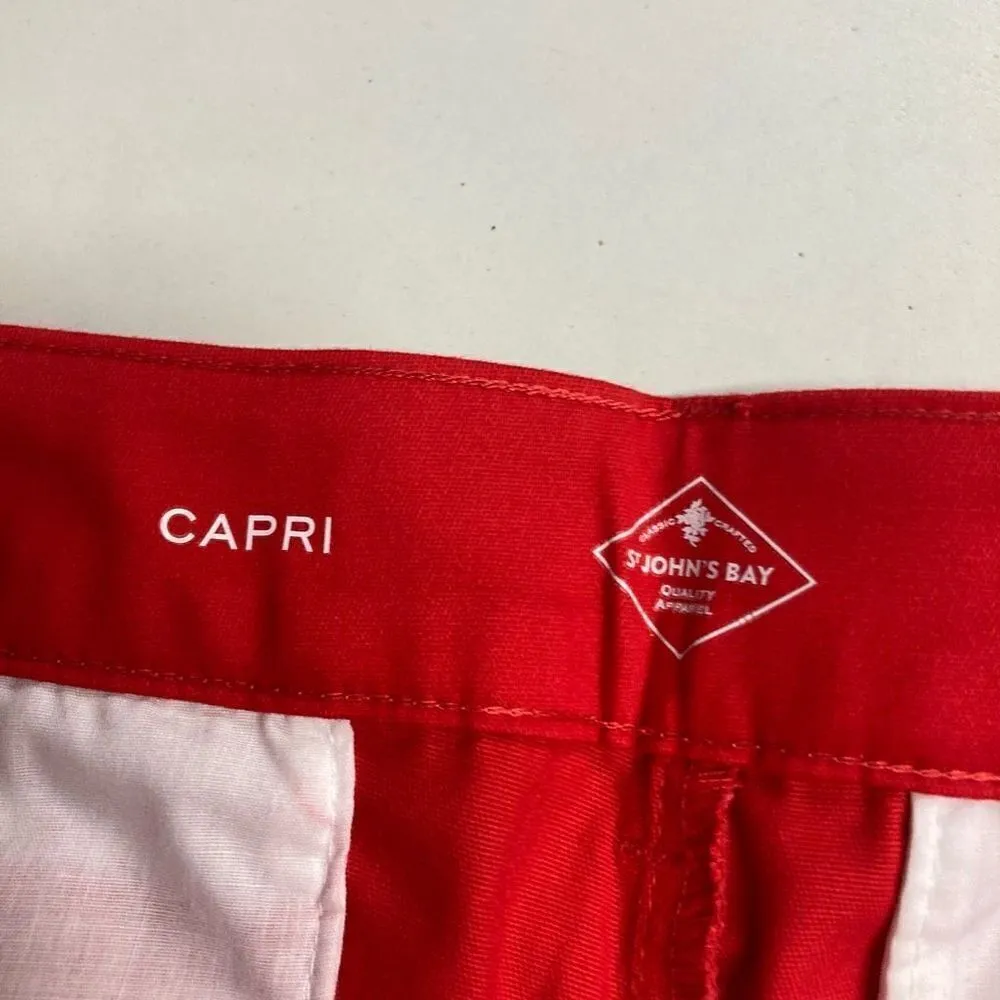 ST. JOHN’S BAY Secretly Slender Capri Mid Rise Size 18W‎  New With Tags - Image 5