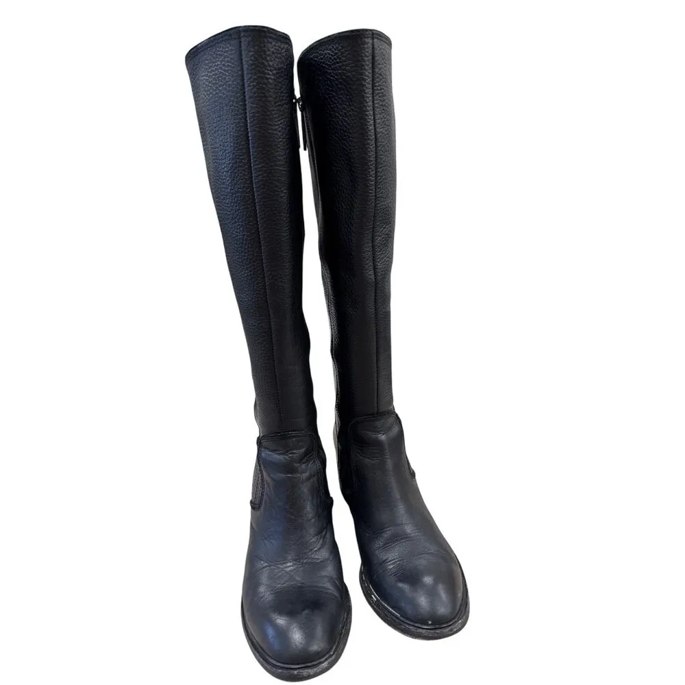 Donald J Pliner Womens Black Leather Knee High Boots Size 6M SKU 7173 - Image 7