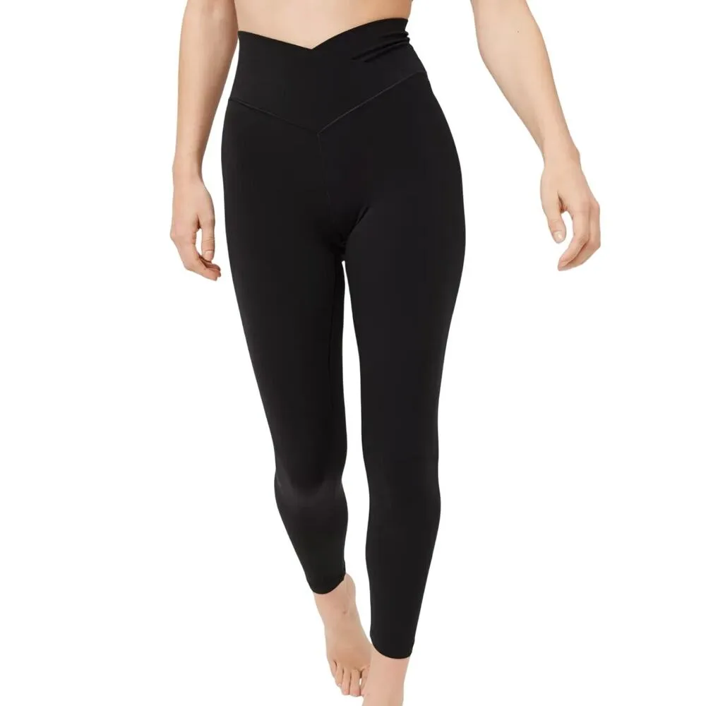 OFFLINE By Aerie Real Me High Waisted Crossover Legging in Black, Size L​ Black Size L - Image 2