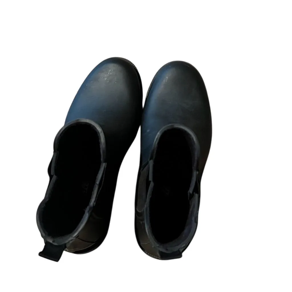 Madewell Women's Black Chelsea Rain Boots Size 7 Waterproof Casual - Image 8