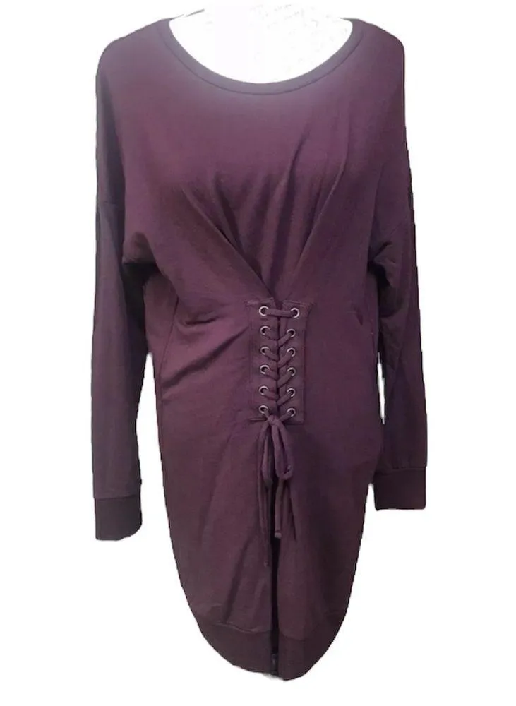Express NWT Fleece Tunic Sweater Dress Sz M - Image 2