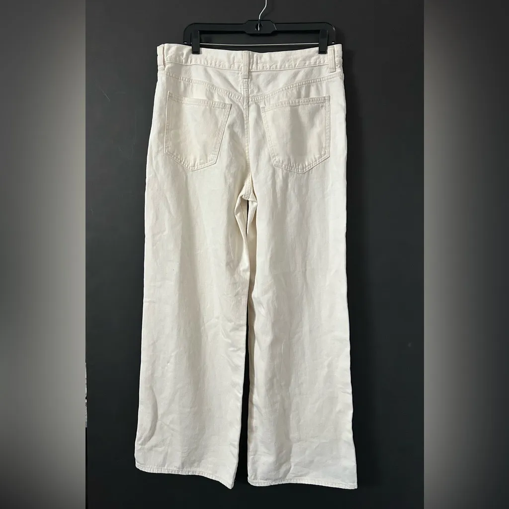 Madewell Superwide-Leg Jeans: Drawstring Edition sz 29 - Image 10