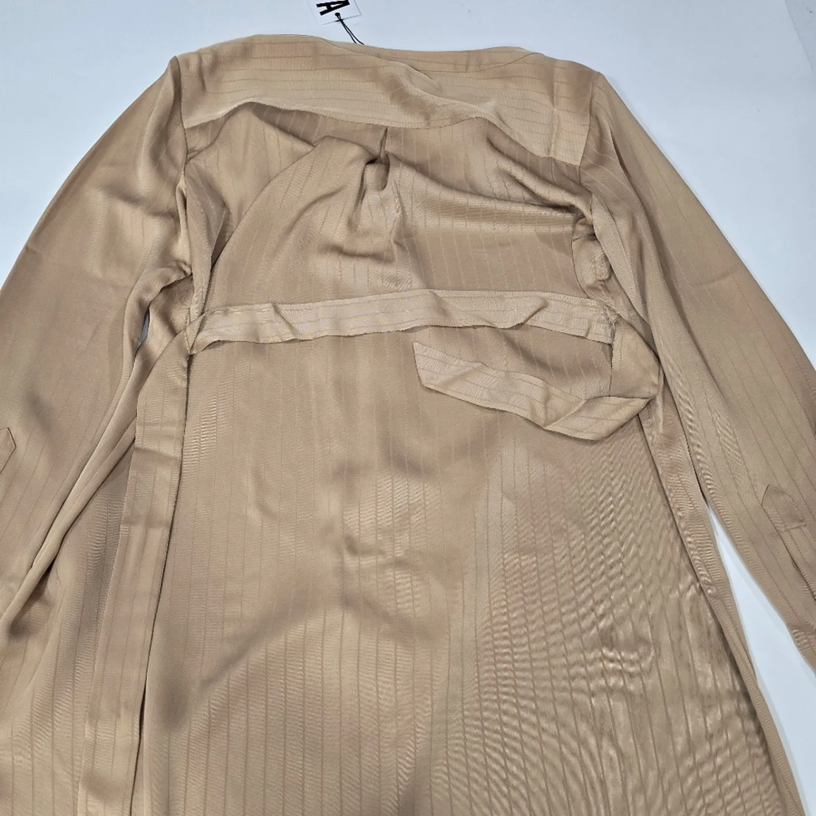 LPA Open Neck Button Up Shirt Dresstan XL - Image 12