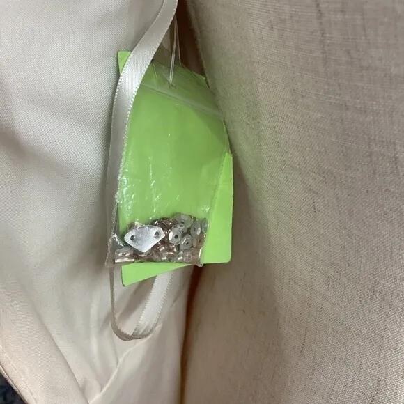 Mac Duggal Candlight Embellished Wedding Prom Gala Formal Classic Gown Size 10 - Image 13