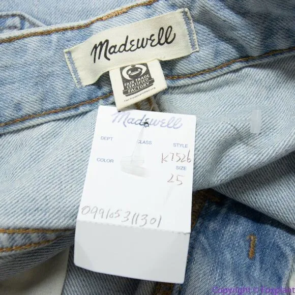 NEW Madewell The Curvy Perfect Vintage Jean in‎ Fitzgerald Wash, 25 - Image 13