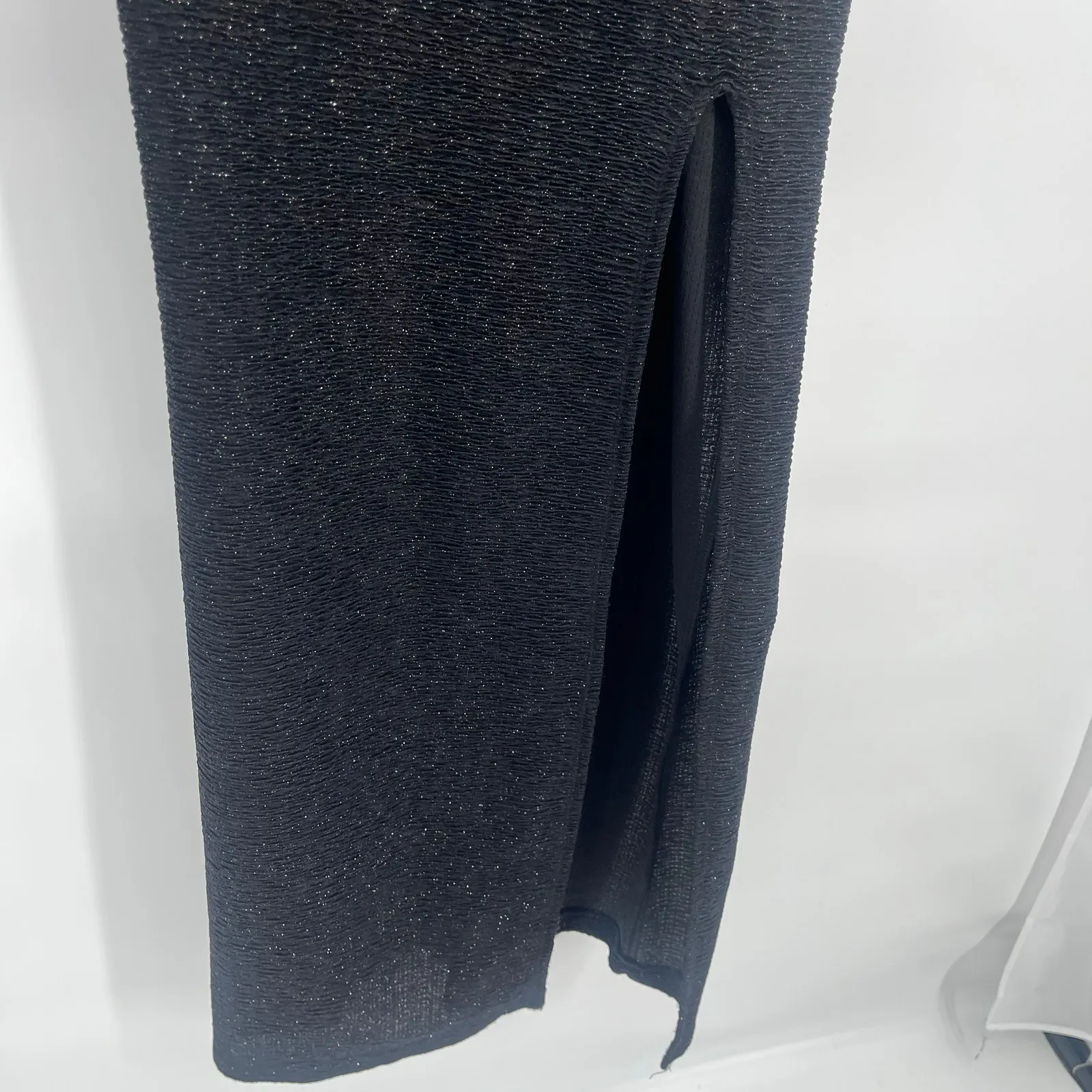 Teeze Me Y2K Whimsigoth Y2K Dress Sz 1 Pearls Collar Cutout  Rhinestone Witchy - Image 9