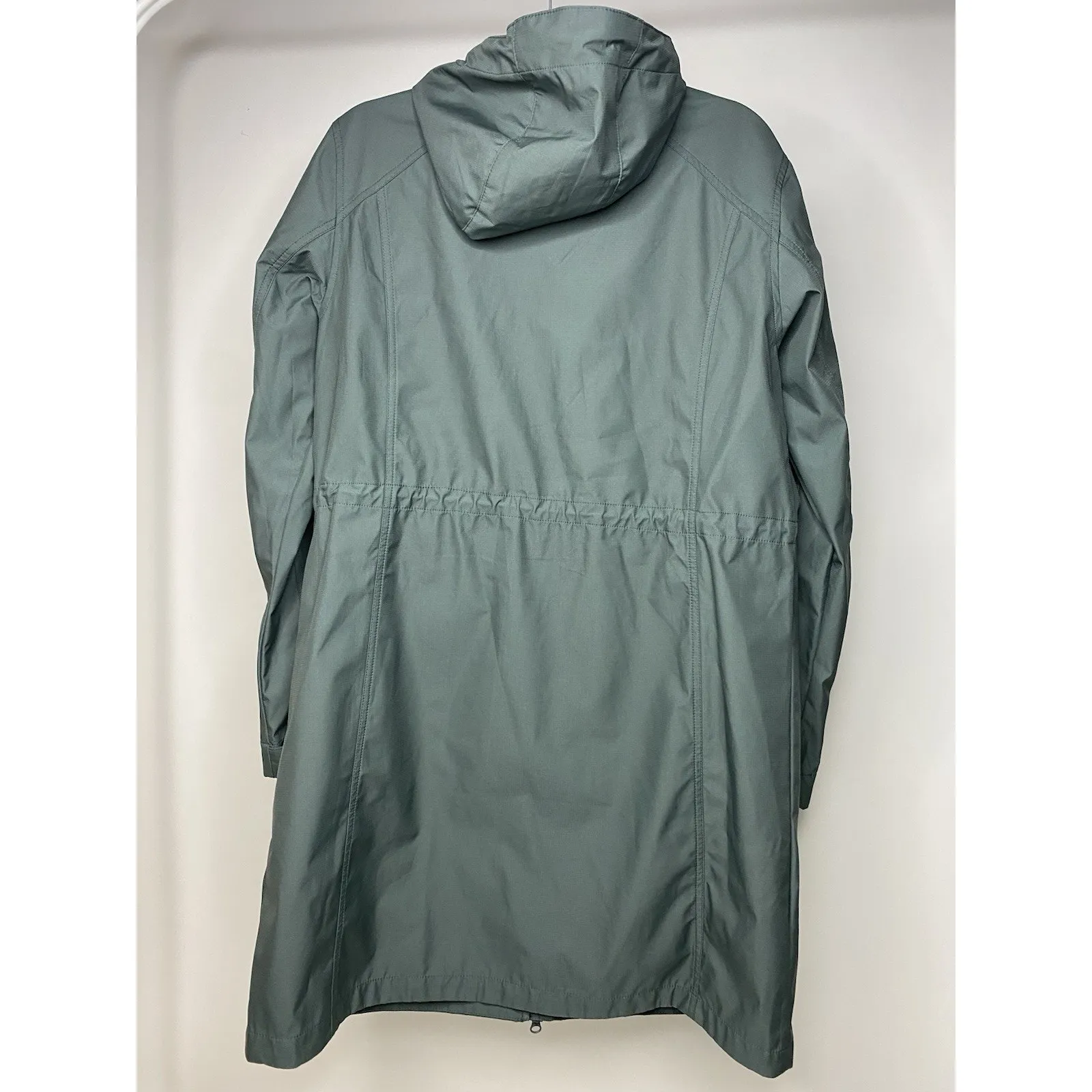 Mountain Warehouse Iona Women's 12 Longline Softshell Jacket Zip Windproof Gray - Image 3