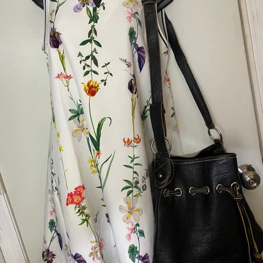 Cole Haan Black Leather Crossbody Bag - Image 5