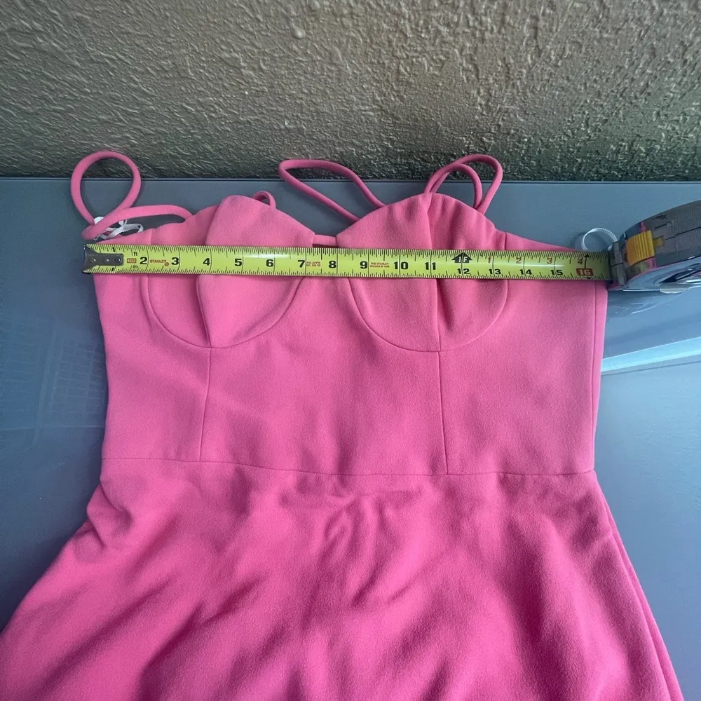 Roja midi dress in hot pink Size M - Image 8
