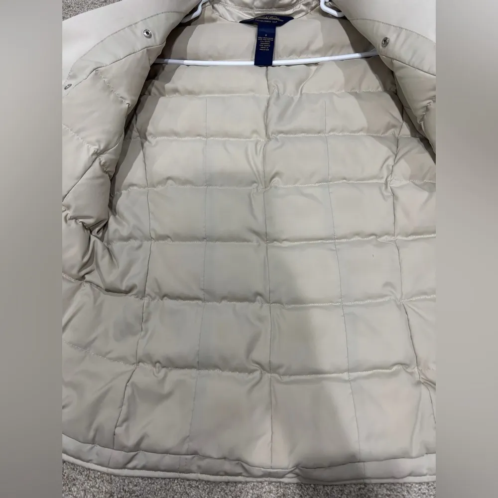 Brooks Brothers Quilted Down Jacket Size 8 Tan Light Jacket Jacket Neutral - Image 9