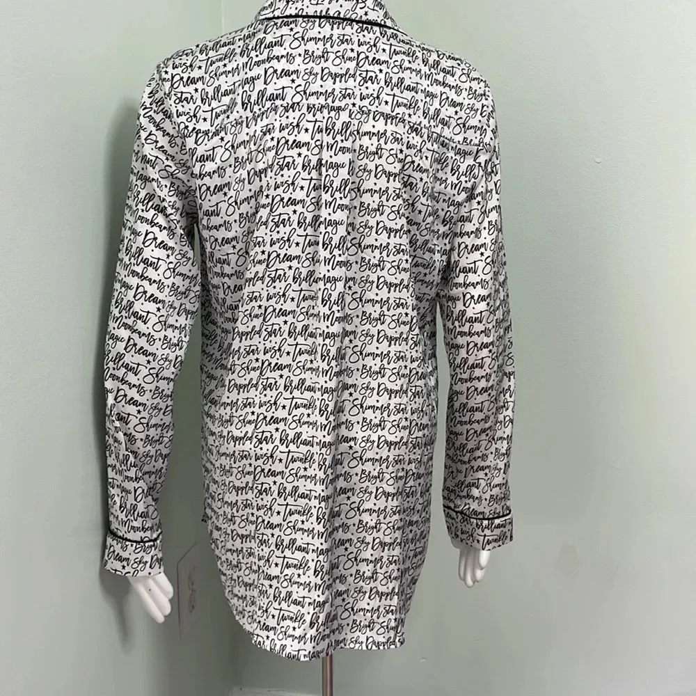 White House Black Market Celestial Pajama Tunic Top - Image 10