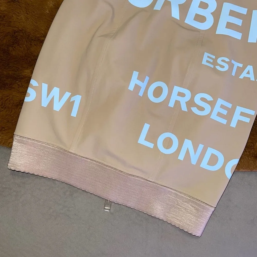 Burberry Horseferry Print Mini Skirt in Nude - Image 7