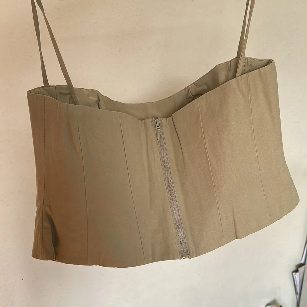 HOUSE‎ OF CB 'Audette' Camel Structured Corset NWOT size XL - Image 9