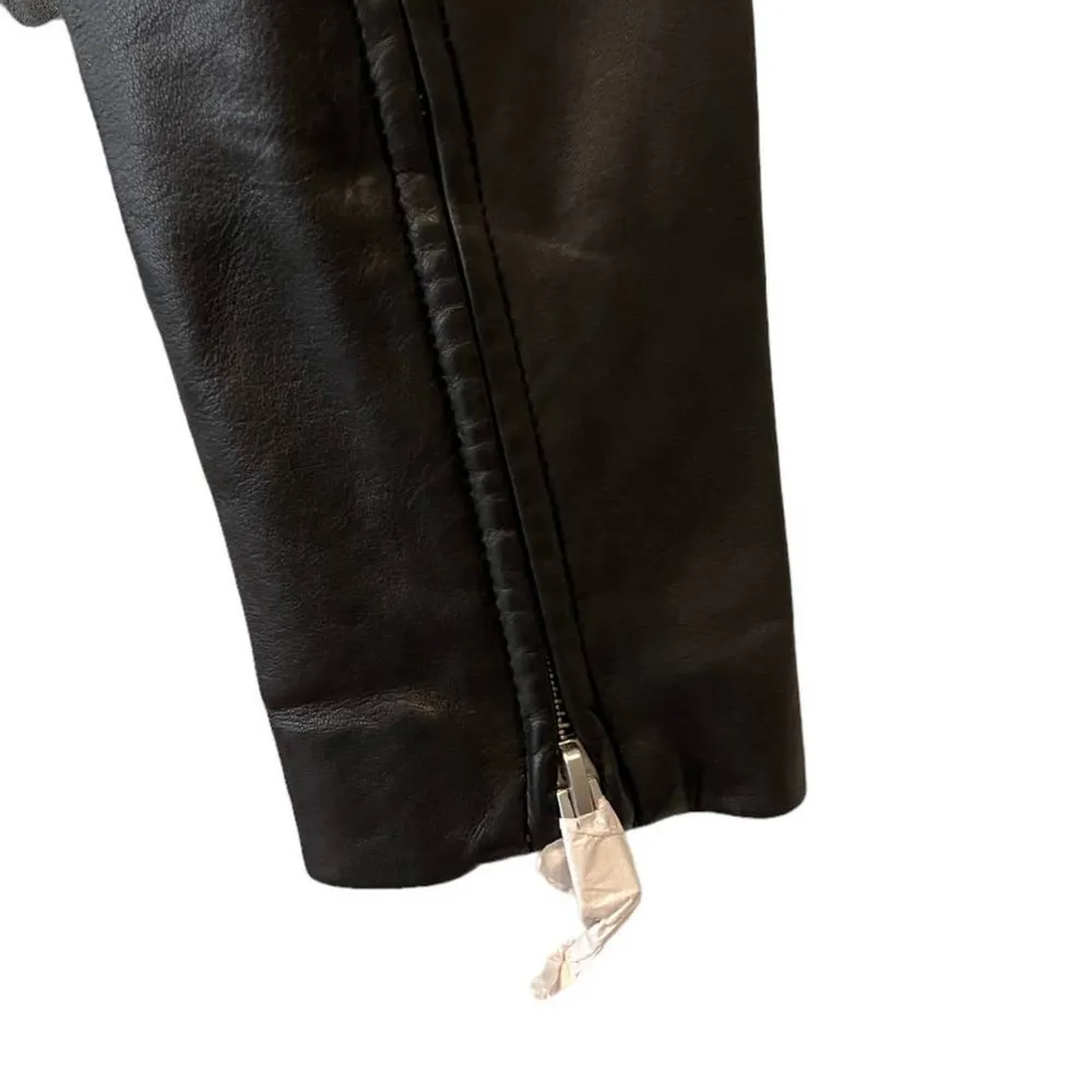 NEW! AllSaints Dalby Leather Biker Jacket (US/8, UK/12) - Image 6