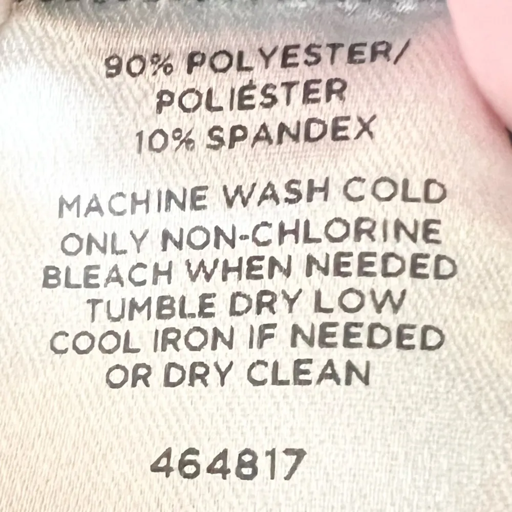 Ann Taylor Navy Blue Long Sleeve Bell Cuff Blouse Top Size Small - Image 7