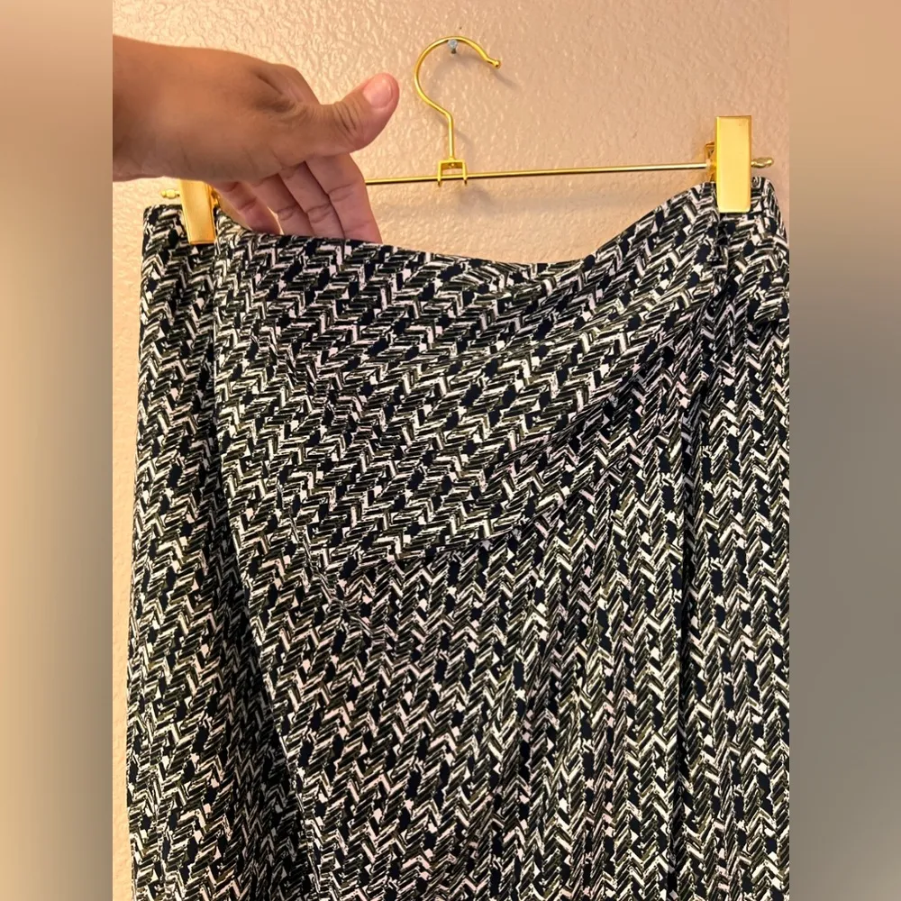 Jones New York NWT Draped Faux Wrap Fatigue Combo Skirt Size 8 - Image 5