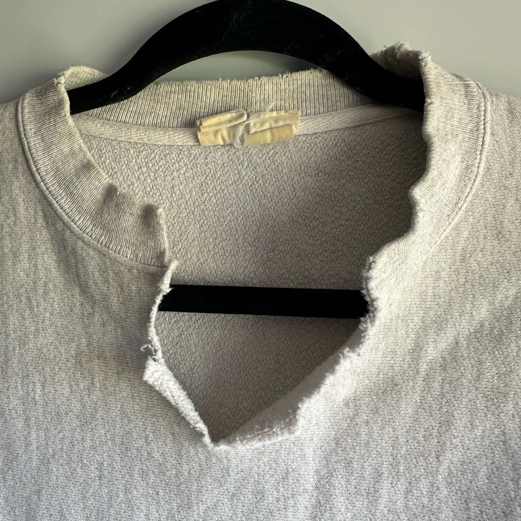 Vintage champion unisex destroyed sweatshirt - Image 7