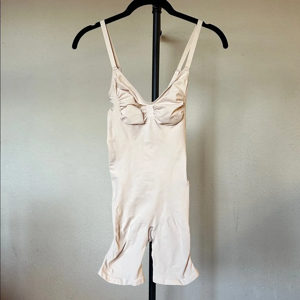 New Skims Seamless Sculpt  Mid Thigh Body‎ Suit Sand Size XL NWOB - Image 4